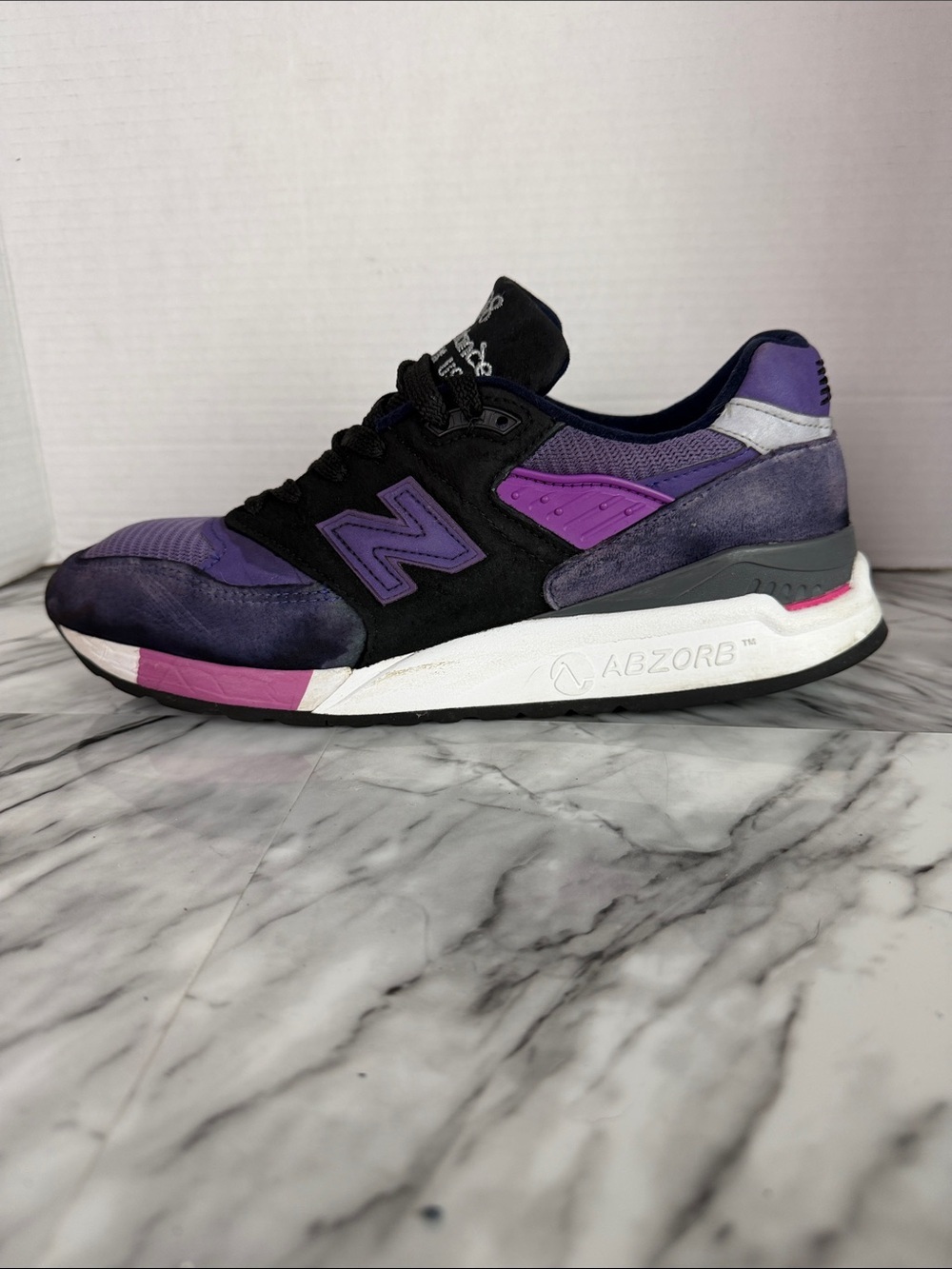 New Balance men’s 998 retro sneaker running shoe.
